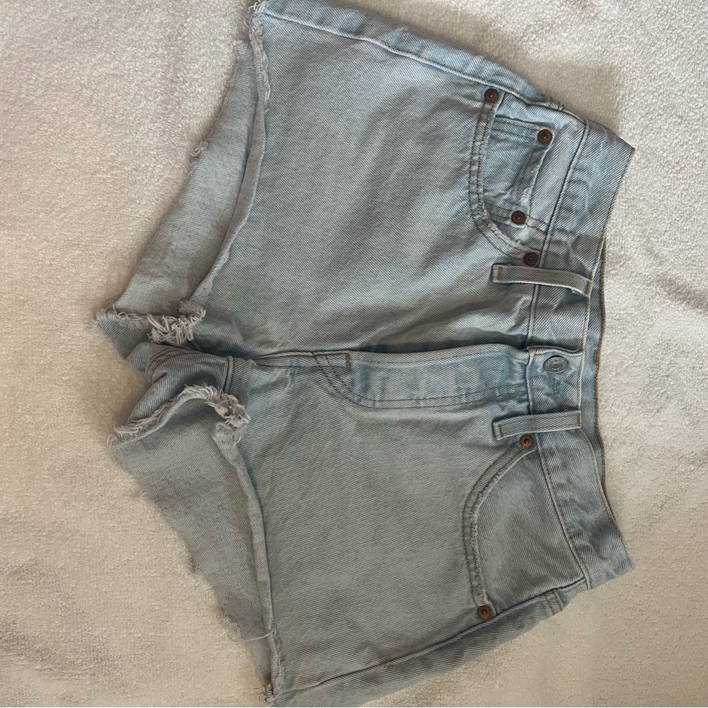 Light Blue Denim Women's Shorts